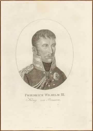 Frederick William Iii Of Prussia 1770 1840 Antique Portrait