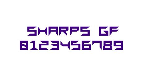 Sharps Gf Font Download