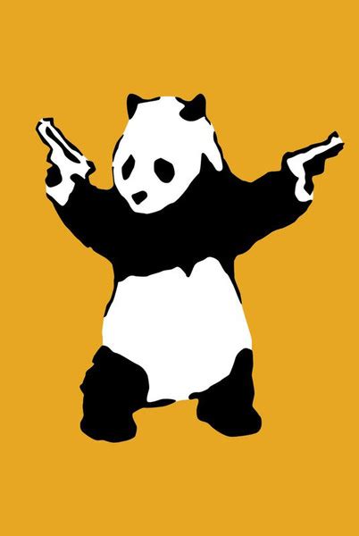 Banksy Street Art Panda Poster Sold At Europosters