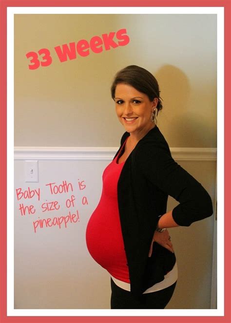 33 Weeks Pregnant Baby Bump Sweet Tooth Sweet Life