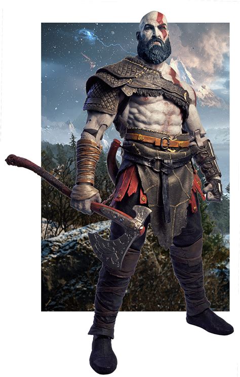 God of war is a trademark of sony interactive entertainment llc. God of War (2018) - 7″ Scale Action Figure - Kratos ...