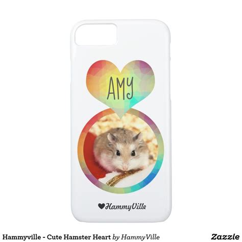 A Phone Case With An Image Of A Hamster