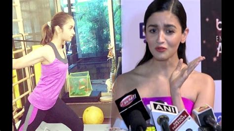 Alia Bhatt Shares Her Gym Routinediet And Fitness Tips Youtube
