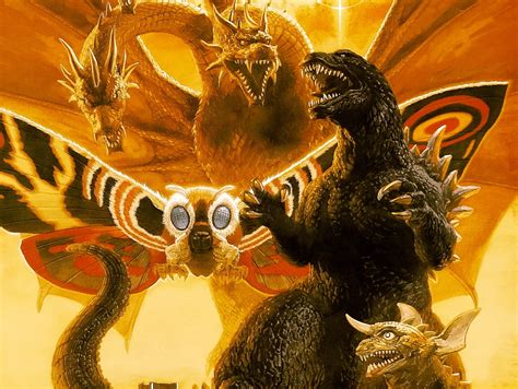 Godzilla Vs King Ghidorah Art Godzilla Fan Art Vrogue Co