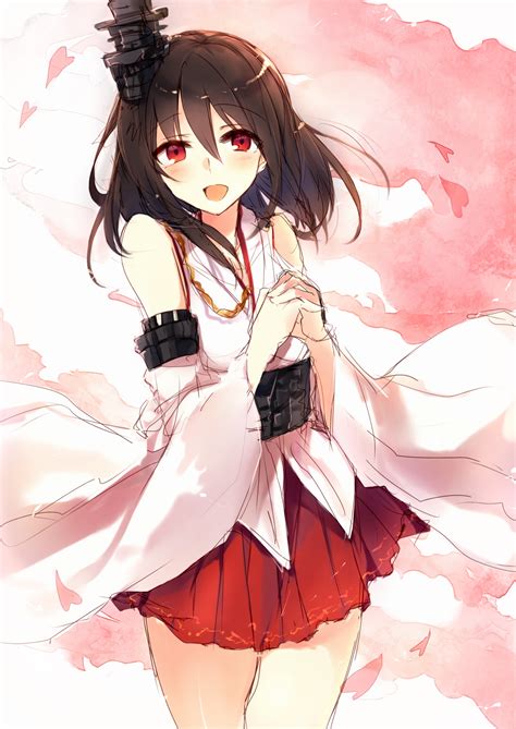 Sfondi Anime Girls Kantai Collection Yamashiro Kancolle Capelli Corti Capelli Neri