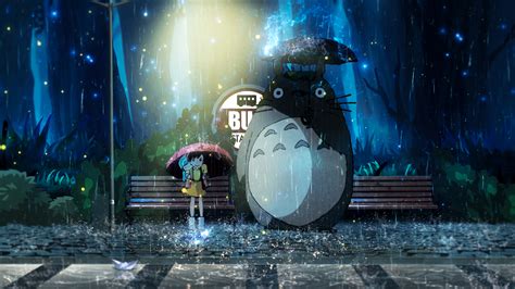 Anime My Neighbor Totoro Hd Wallpaper By Zapdosify