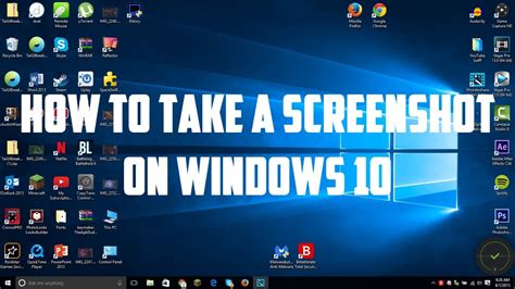 How To Take A Screenshot On Windows 10 Youtube