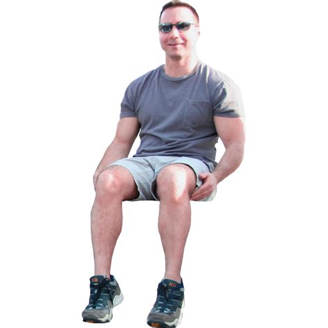 Casual Sitting Man Transparent Background Png Play