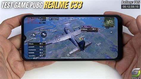 Realme C33 Test Game PUBG Mobile Unisoc Tiger T612 YouTube