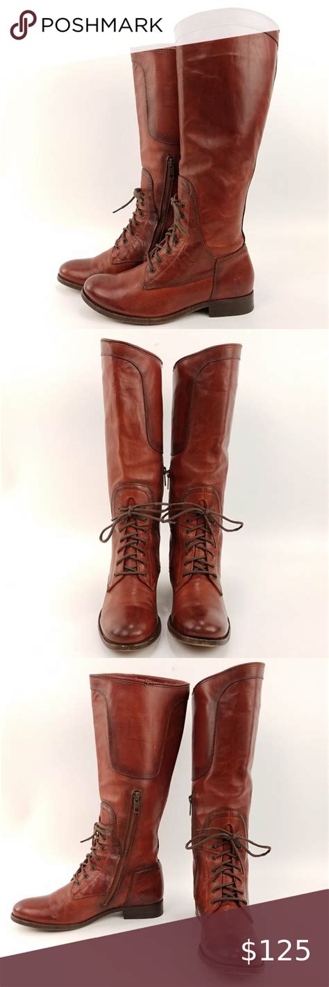 Frye Melissa Lace Up Riding Boots 65 En62 Lace Up Riding Boots