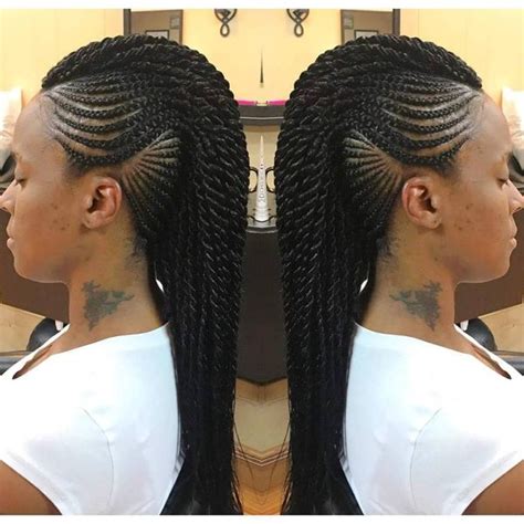 Braided Mohawk Hairstyles With Weave Braids Hairstyles