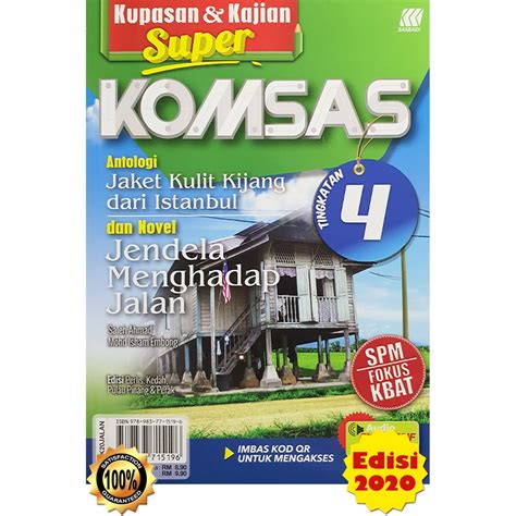 Analisis yang telus, ikhlas, dan praktis yang disediakan oleh penulis dapat melahirkan pelajar yang kritis dan matang dalam penghayatan sastera serta melancarkan. Buku Rujukan: Kupasan & Kajian Super Komsas Tingkatan 4 ...