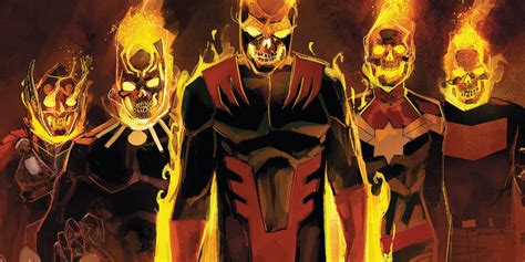 Marvels Avengers Turn Into A Team Of Ghost Riders