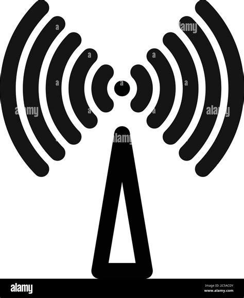 Wifi Symbol Wireless Internet Connection Or Hotspot Sign Outline