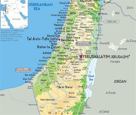 Lista Foto Mapa De La Region De Israel Mirada Tensa