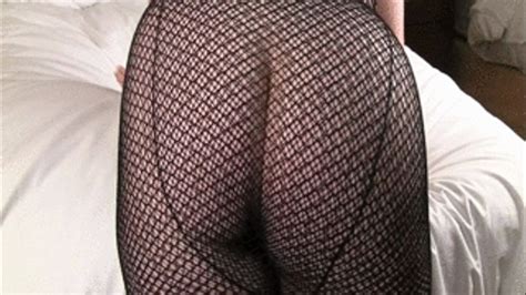 Lexxi Is In A Fishnet Bodystocking Which Is Showing Of Her Curves And They She Takes Out Her