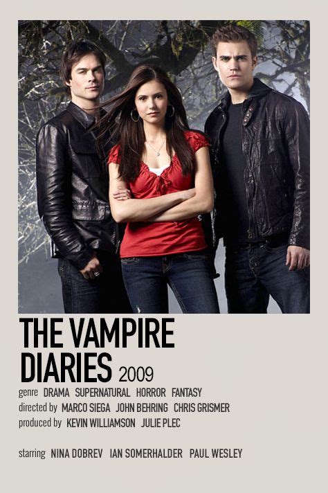 The Vampire Diaries By Jessi Indie Movie Posters Iconic Movie