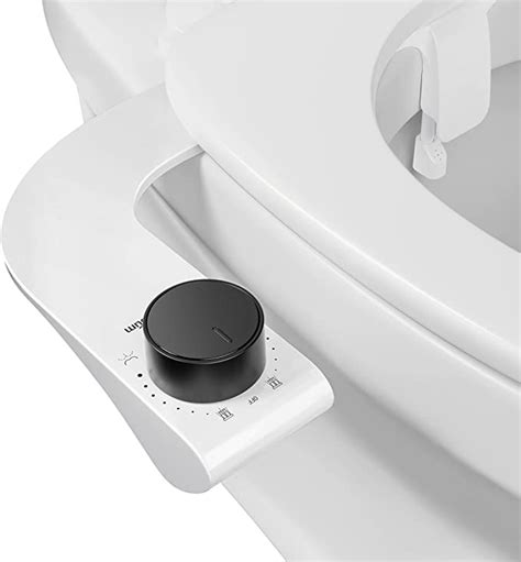 Bath And Bum Bidet Attachment For Toilet Ultra Slim Bidet Detachable Dual Nozzle Tips Self