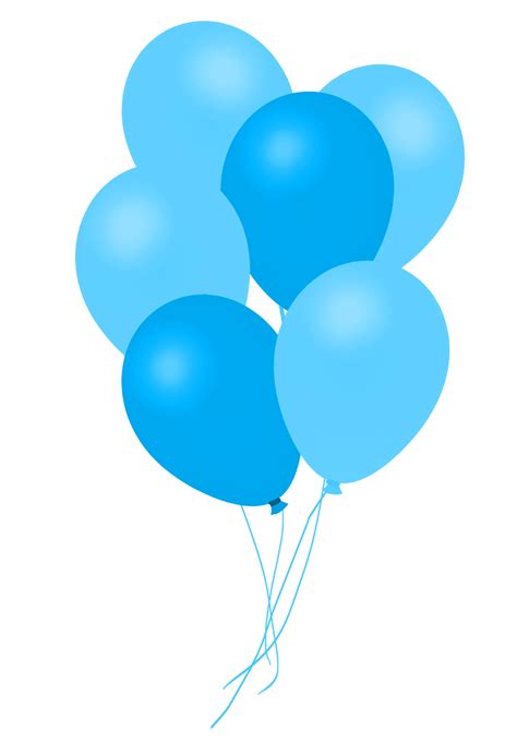 Blue Balloon Clipart Balloons Clipart Png Image With Transparent The