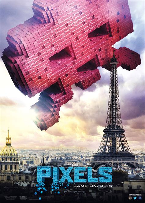 Pixels Movie Makers Release Beautiful Terrifying Posters