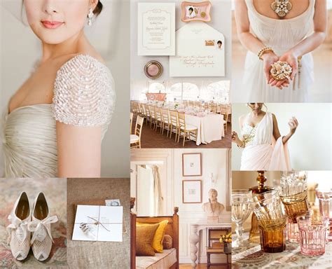 Rose Gold Amber Wedding Colors Elizabeth Anne Designs