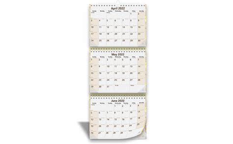 2022 2023 3 Month Wall Calendar By Strivezen Move A Page