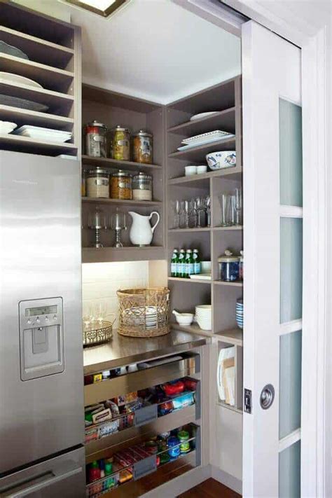 Your pantry space is never too small or full to be organized. 30 Handy Kitchen Pantry Closet Design Ideas