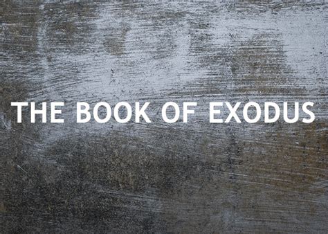 THE BOOK OF EXODUS - RE|SOURCE