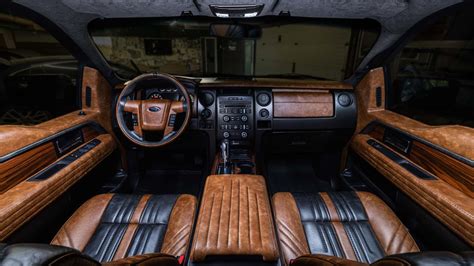 Ford F 150 Raptor Gets Complete Vintage Style Interior