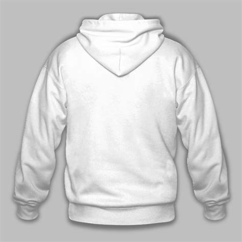 Download White Hoodie Template Transparent & PNG #1598564 - PNG ...