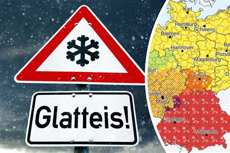 Eisregen Und Schneesturm Wetter Alarm In Deutschland Der Unwetter