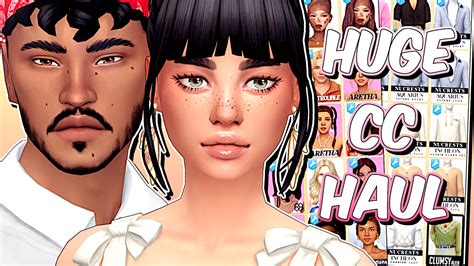 🌿 Maxis Match Cc Haul 🌿 Male And Female Clothes Skin Details And More