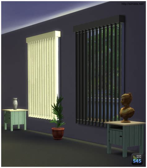 Sims 4 Ccs The Best Vertical Blinds By Simista
