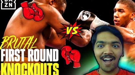 Brutal First Round Knockouts In Boxing Youtube