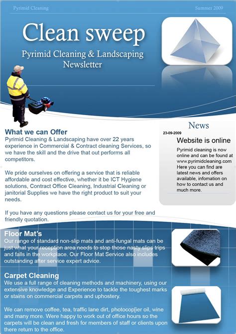 Pyrimid Cleaning Newsletter By Craig Sumner Issuu