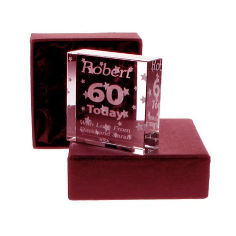 60th birthday gift idea inspiration for him. Personalised 60th Birthday Jade Block for Him | Engraved ...
