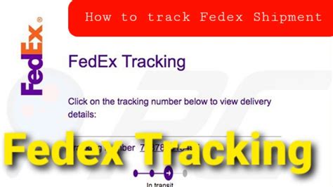 Fedex Tracking Fedex Shipment Fedex Youtube Blog24 How To Track Fedex Shipment Youtube