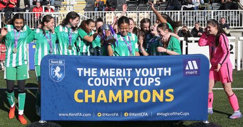 Kent Merit Under 15 Girls Cup Final Ebbsfleet United 0 Vcd Athletic 1