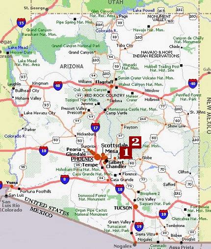 Travel Map Of Arizona ~ Cinemergente