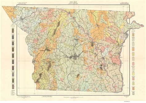 Gaston County Soils Map 1909 North Carolina Old Map Reprint Old Maps