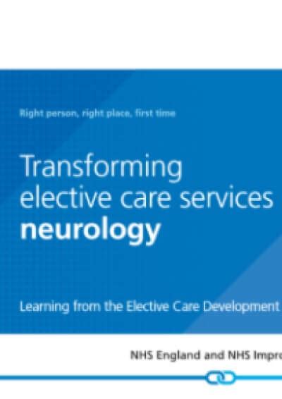 Neurology Elective Care Handbook Neurological Alliance