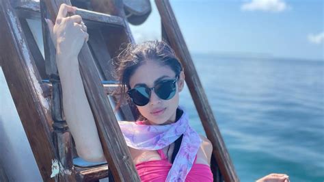 Mouni Roy Flaunts Her Body As She Shares Sultry Pictures In Pink Bikini
