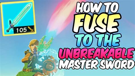 How To Fuse Items To UNBREAKABLE Glitched Master Sword In Zelda Tears Of The Kingdom YouTube