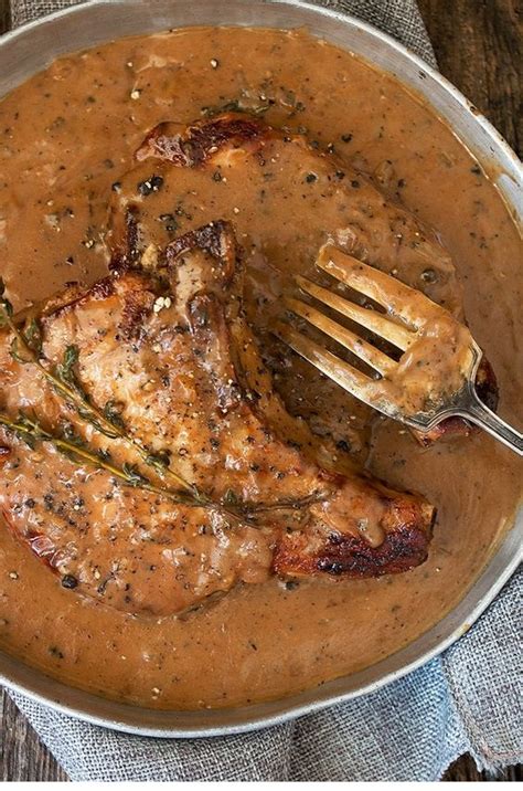 This whole30 & paleo beef tenderloin is a fancy enough main dish to be served for the holidays or a nice dinner but yet not difficult to make. Pork Chops with Peppercorn Sauce - Home Decor And Cooking ...