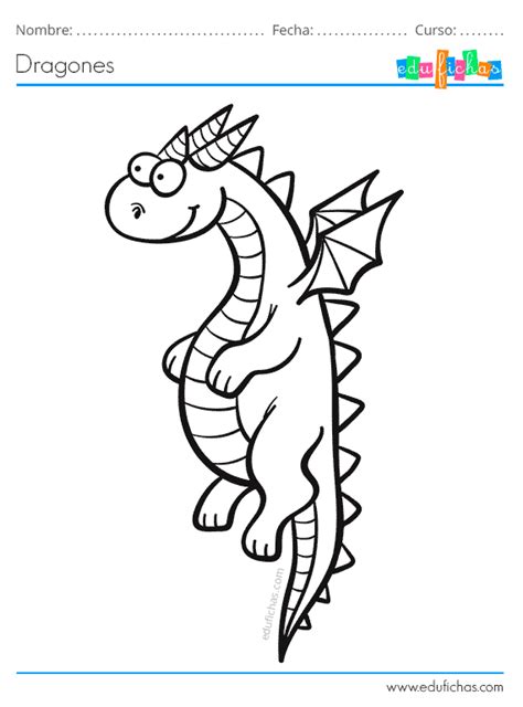 Dibujos De Dragones Para Colorear Descargar Pdf Para Imprimir