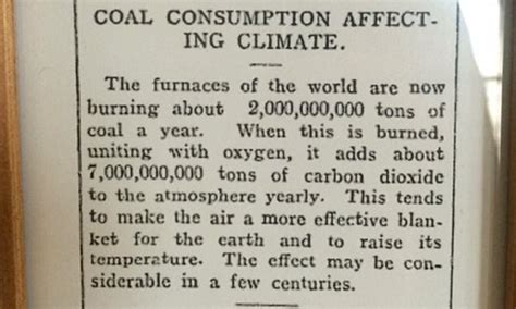 New Zealand Newspaper Predicted Global Warming In 1912 Daily Mail Online