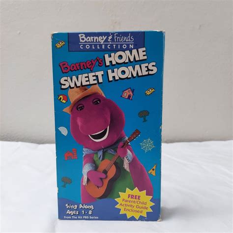 Barney Barneys Home Sweet Homes Vhs 1993 Vintage Kid Shows Pbs Kids