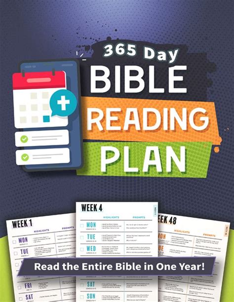 365 Day Bible Reading Plan — Teach Sunday School Read Bible Bible