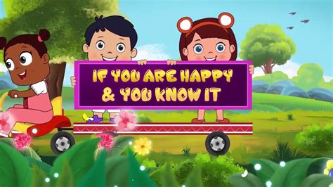 If You Are Happy And You Know It Nursery Rhymes In English With Lyrics