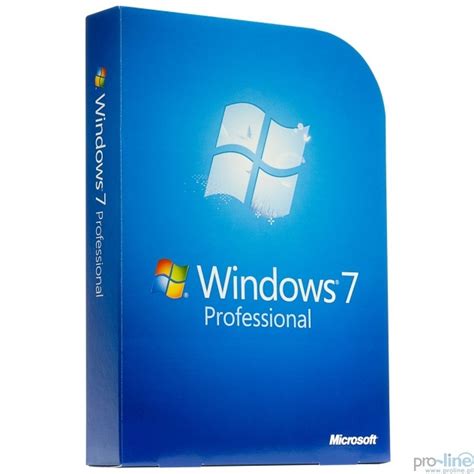 Microsoft Windows 7 Professional 64 Bit Proline